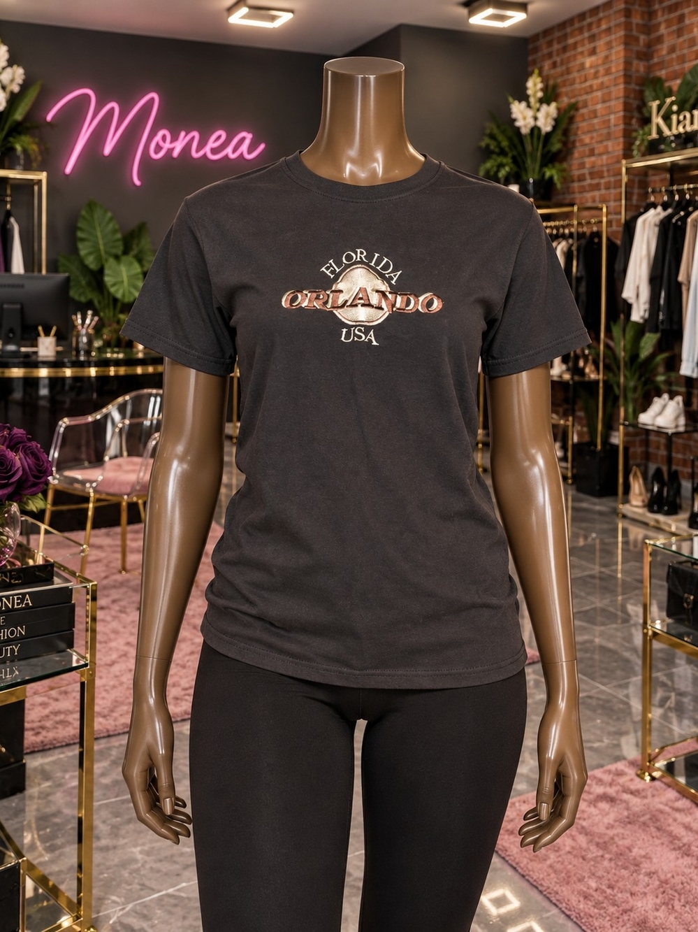 Gildan Black Orlando Graphic Tee